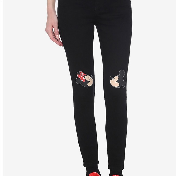 Disney Jeans Disney Mickey And Minnie Mouse Kissing Jeans Poshmark